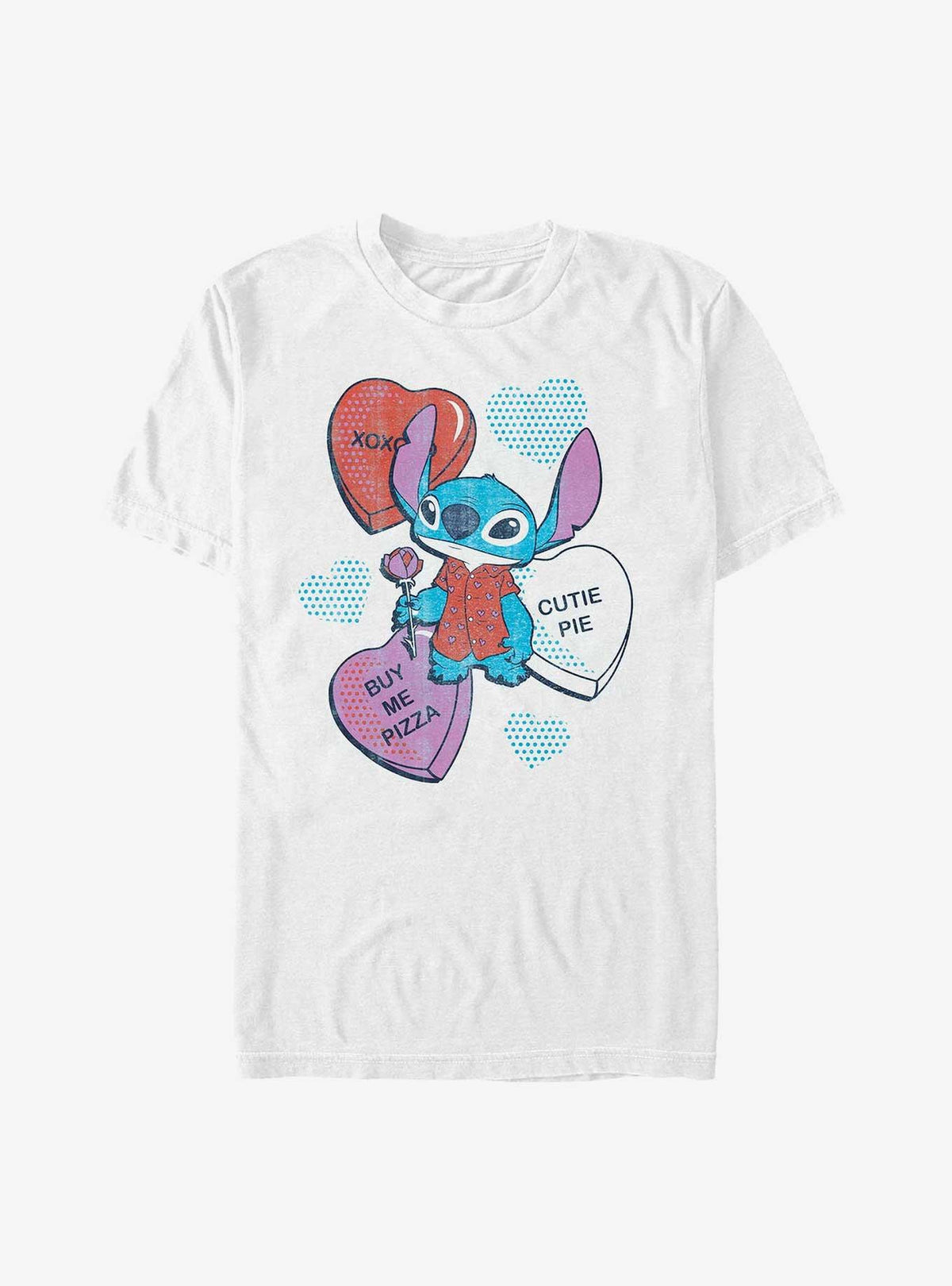 island alien duo Candy Hearts Valentine cute blue alien Extra Soft T-Shirt