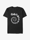 spooky holiday Jack Emotions Spiral Big Tall T-Shirt
