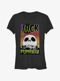 spooky holiday Jack The Pumpkin King Skull Poster Girls T-Shirt