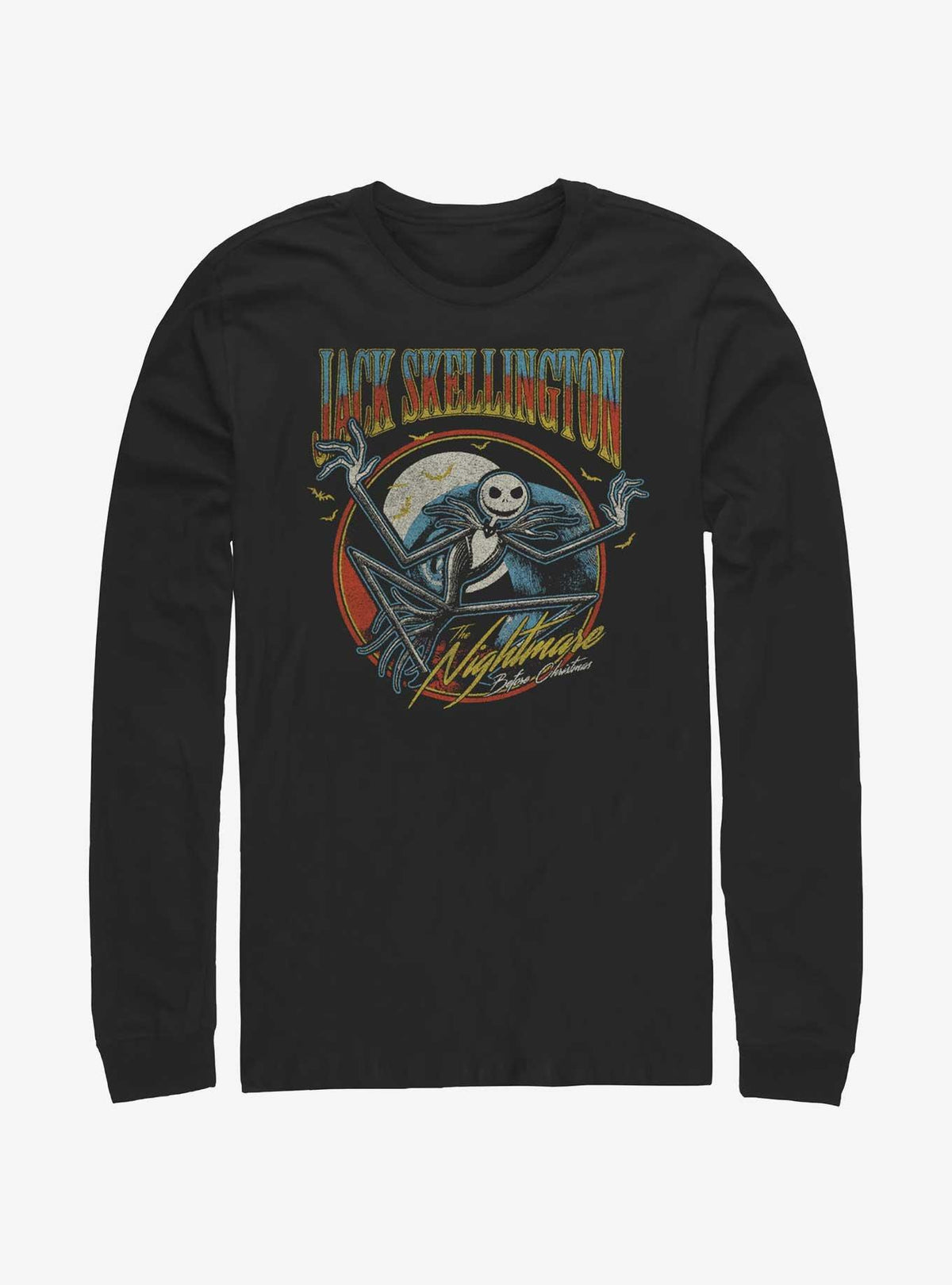 spooky holiday Jack Skellington Badge Long-Sleeve T-Shirt