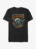 spooky holiday Jack Skellington Badge T-Shirt