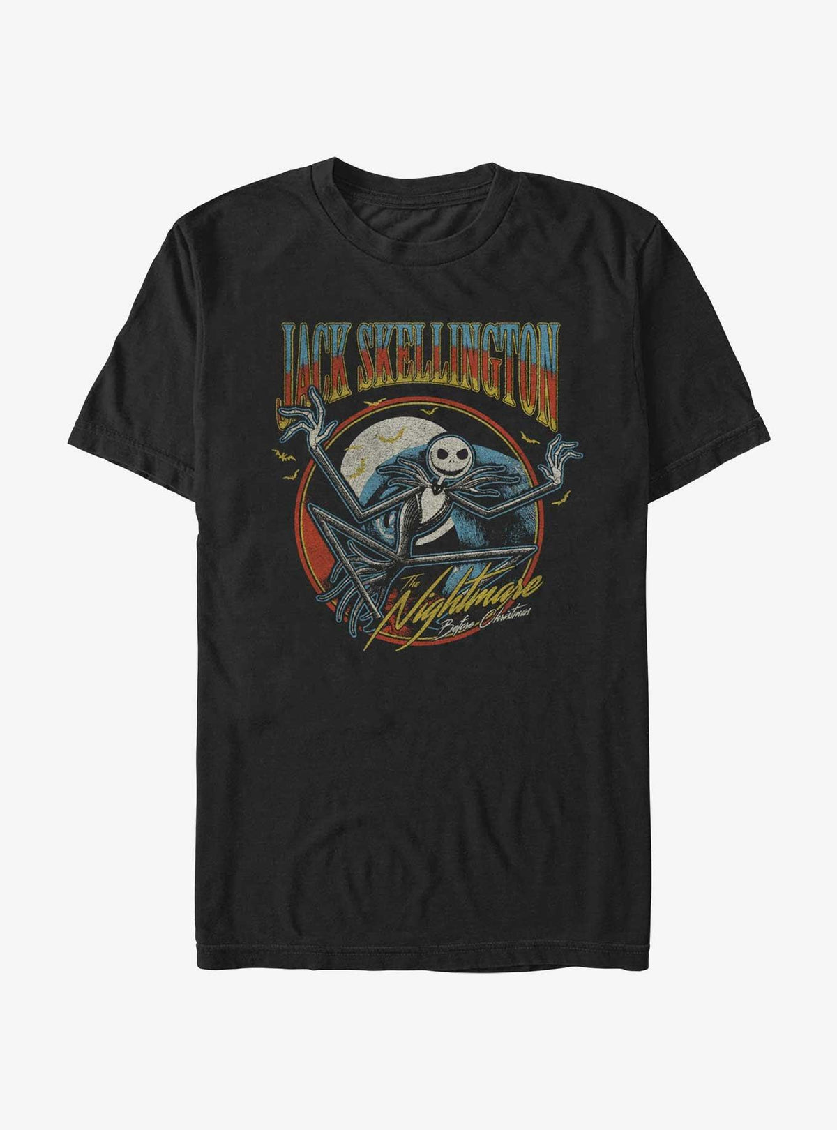 spooky holiday Jack Skellington Badge T-Shirt