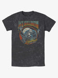 spooky holiday Jack Skellington Badge Mineral Wash T-Shirt