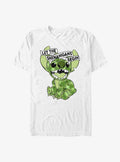 island alien duo Clover cute blue alien Let The Shenanigans Begin T-Shirt