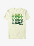 island alien duo Lucky cute blue alien Stack T-Shirt