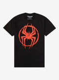 web hero Across The Spider-Verse Miles Logo T-Shirt