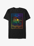 Dungeons Dragons Dice Gradient Landscape Big Tall T-Shirt