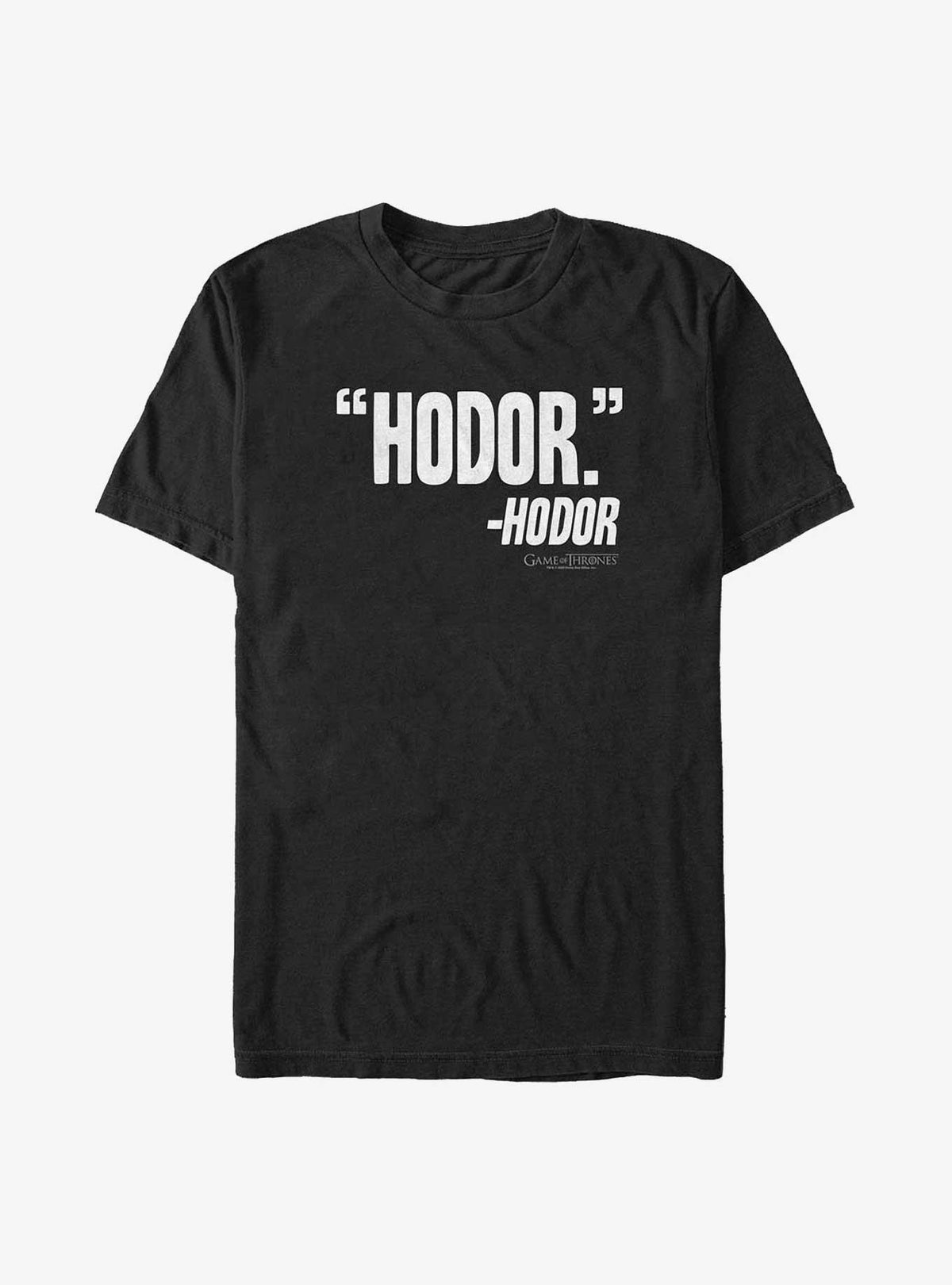 Game of Thrones Hodor Thoughts Big Tall T-Shirt
