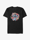 island alien duo Floral cute blue alien Extra Soft T-Shirt