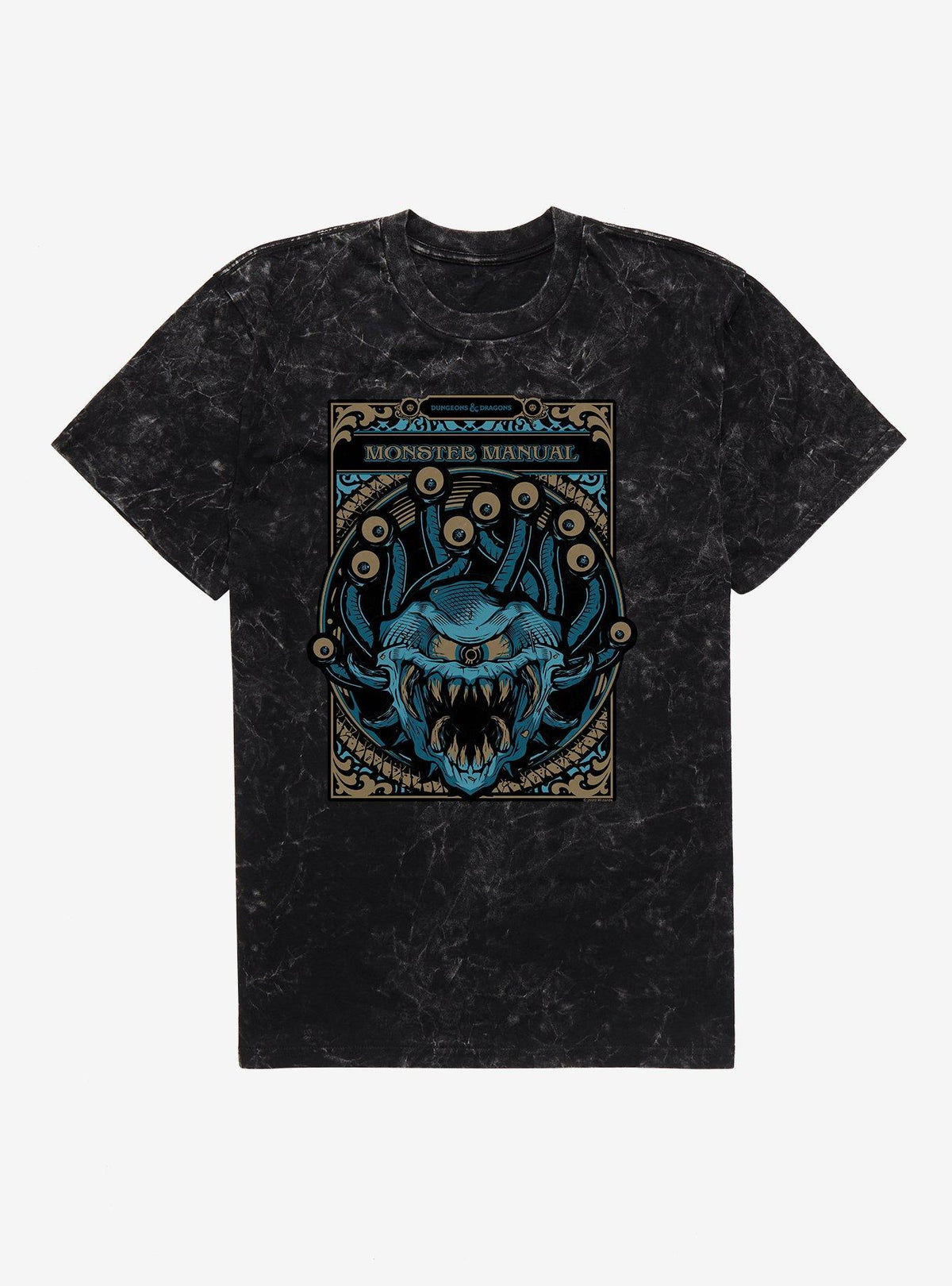Dungeons Dragons Beholder Monster Manual Mineral Wash T-Shirt 2