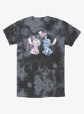 island alien duo Angel Loves cute blue alien Tie-Dye T-Shirt