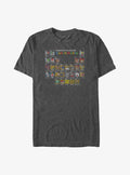 Nintendo retro platform gamer Mushroom Table Big Tall T-Shirt