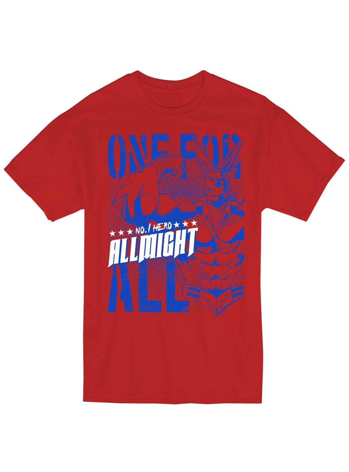 hero anime All Might Number One Hero T-Shirt