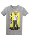hero anime All Might True Form T-Shirt