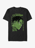 dark fantasy anime Levi Ackerman Portrait T-Shirt