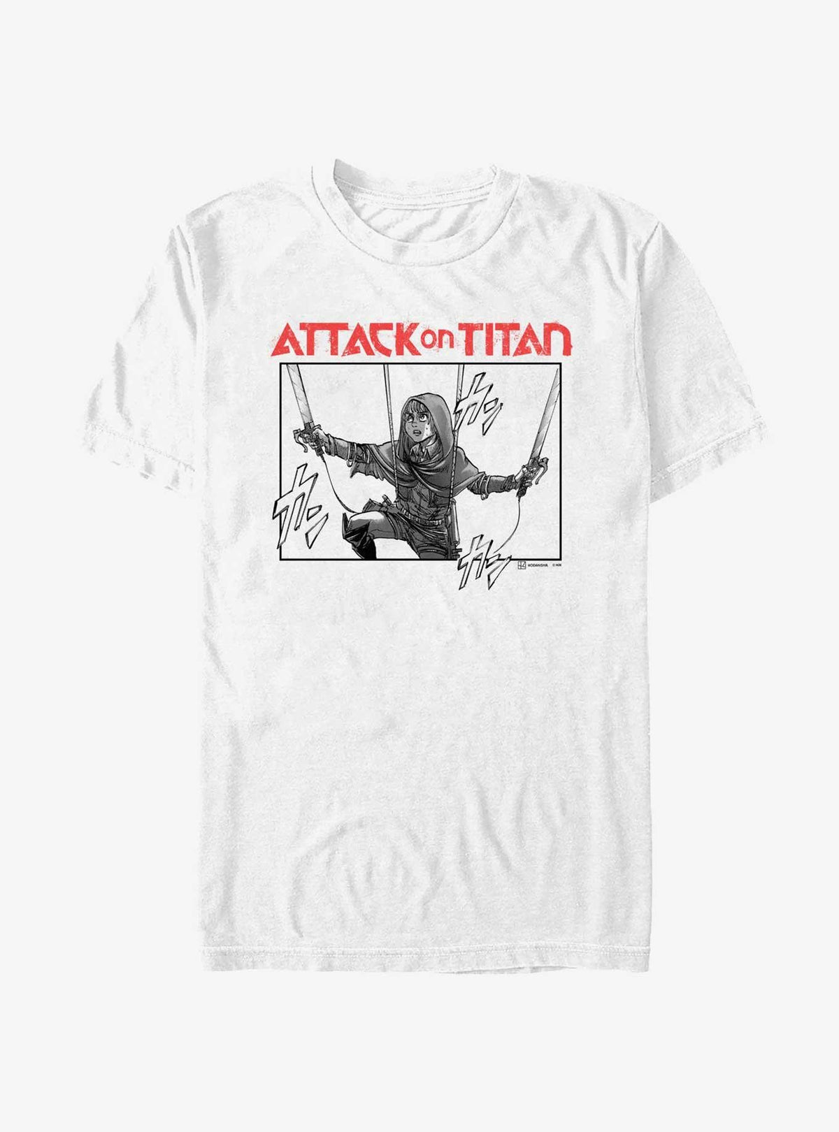 dark fantasy anime Armin Struggling Manga T-Shirt