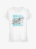 dark fantasy anime Jaw Titan Girls T-Shirt