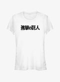 dark fantasy anime Japanese Logo Girls T-Shirt 2