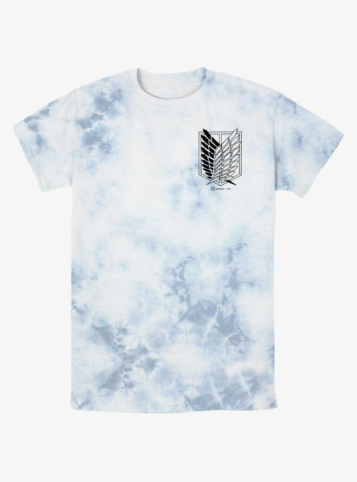 dark fantasy anime Corner Scout Regiment Tie-Dye T-Shirt