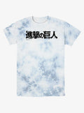 dark fantasy anime Japanese Logo Tie-Dye T-Shirt