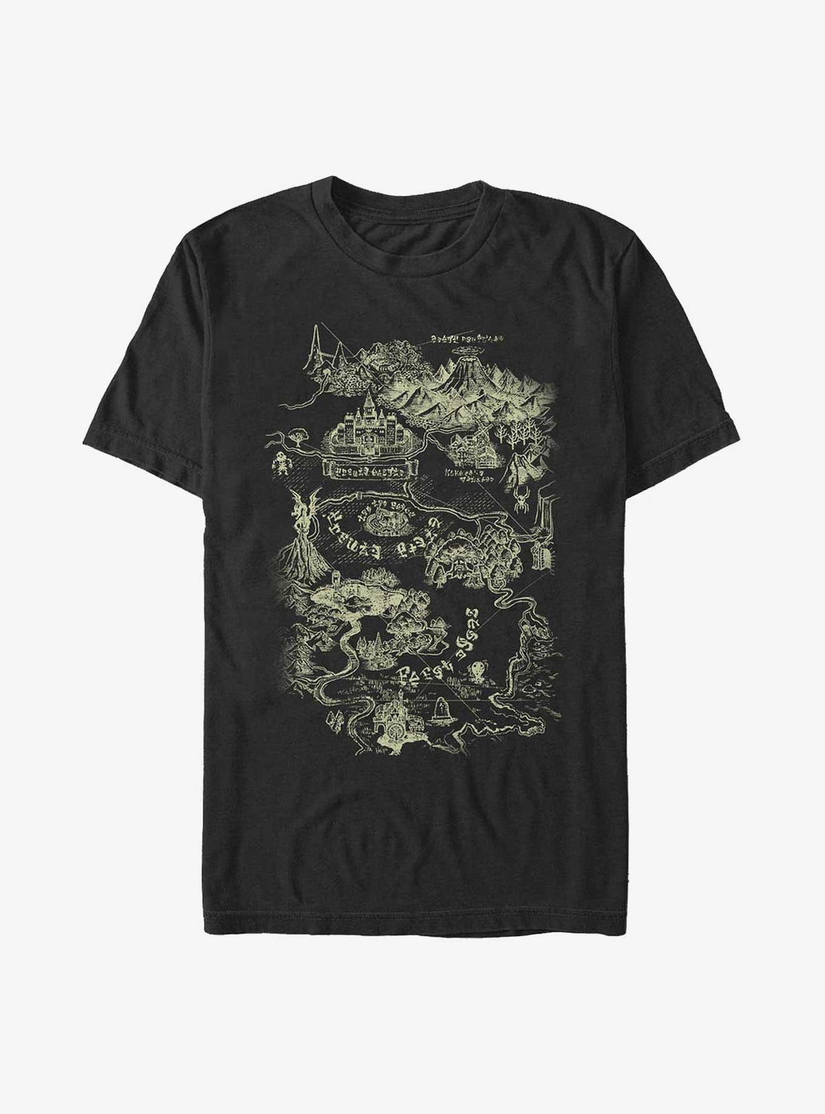 Nintendo fantasy adventure Hyrule Map Extra Soft T-Shirt