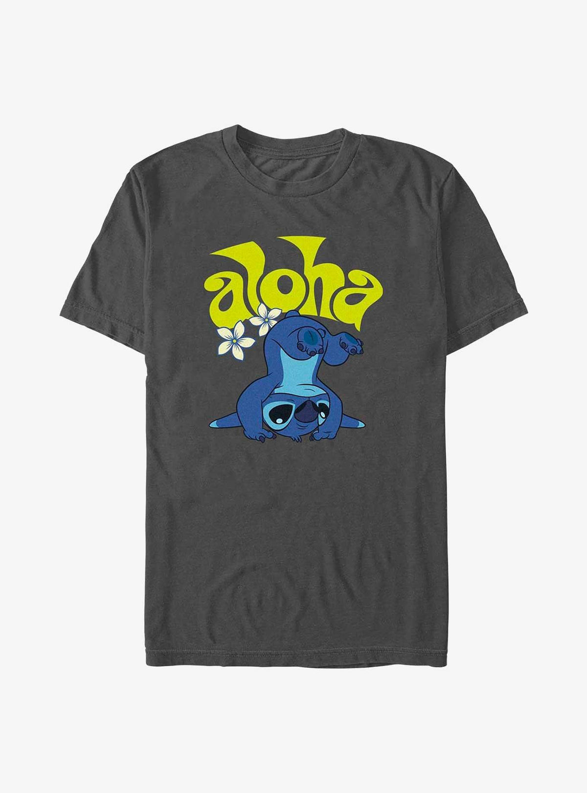 island alien duo Aloha cute blue alien Upside Down T-Shirt