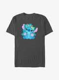 island alien duo Ohana cute blue alien Flowers T-Shirt