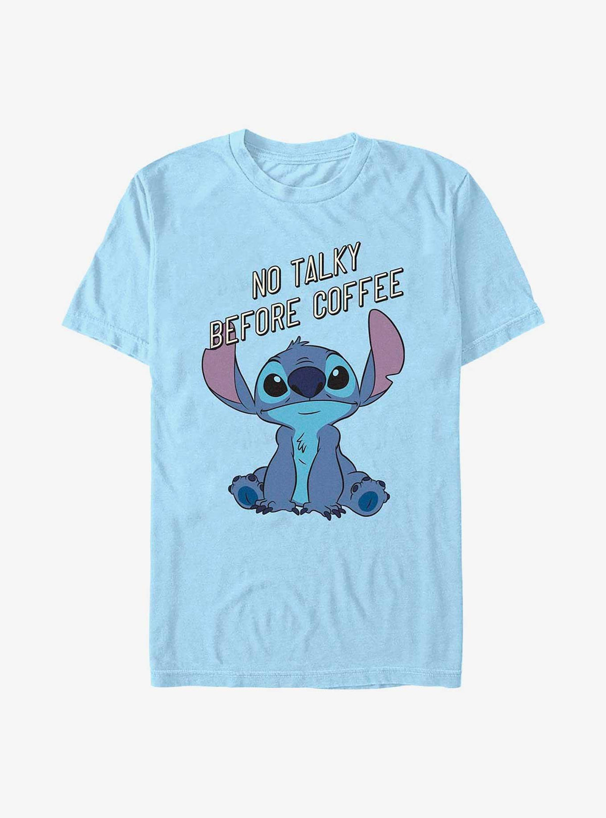 island alien duo No Talky Before Coffee T-Shirt