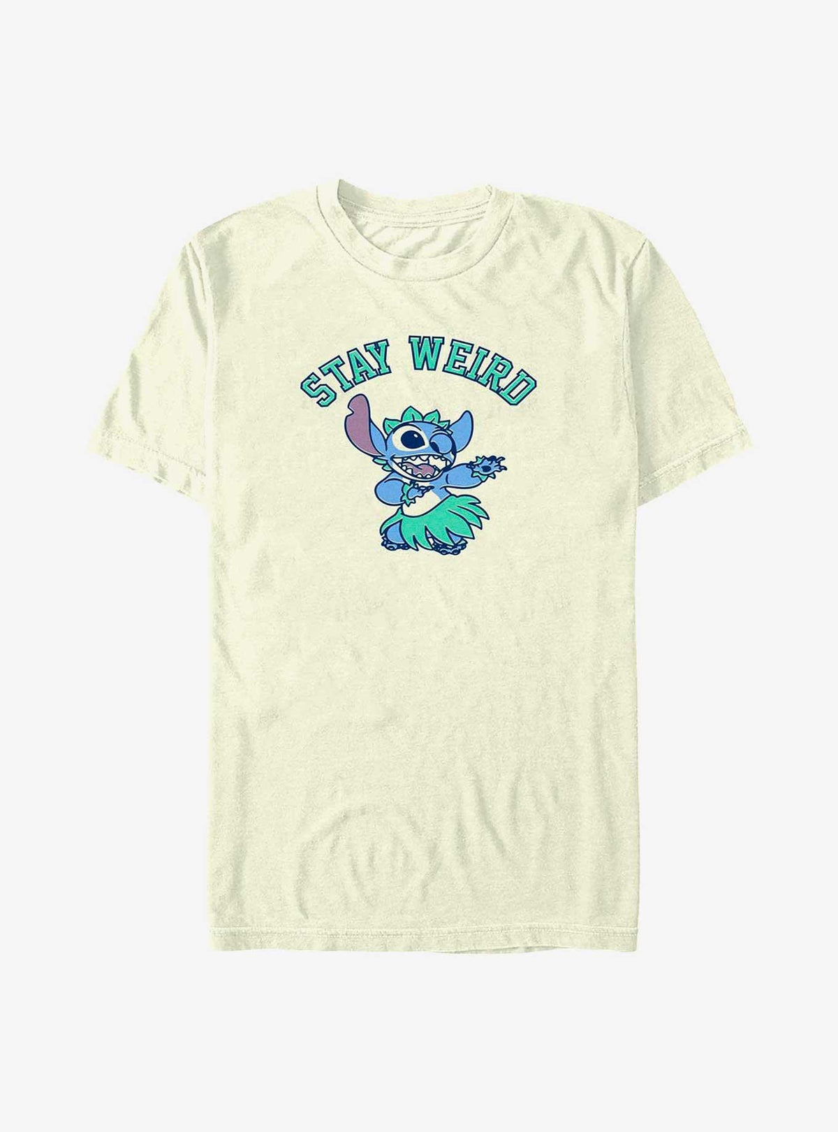 island alien duo Stay Weird cute blue alien Hula T-Shirt