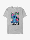 island alien duo cute blue alien Floral Frame T-Shirt
