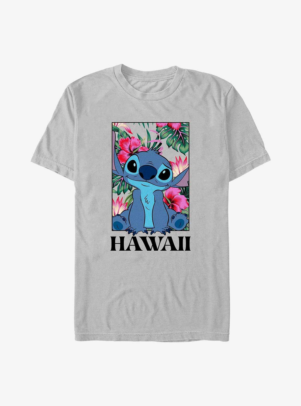 island alien duo cute blue alien Floral Frame T-Shirt