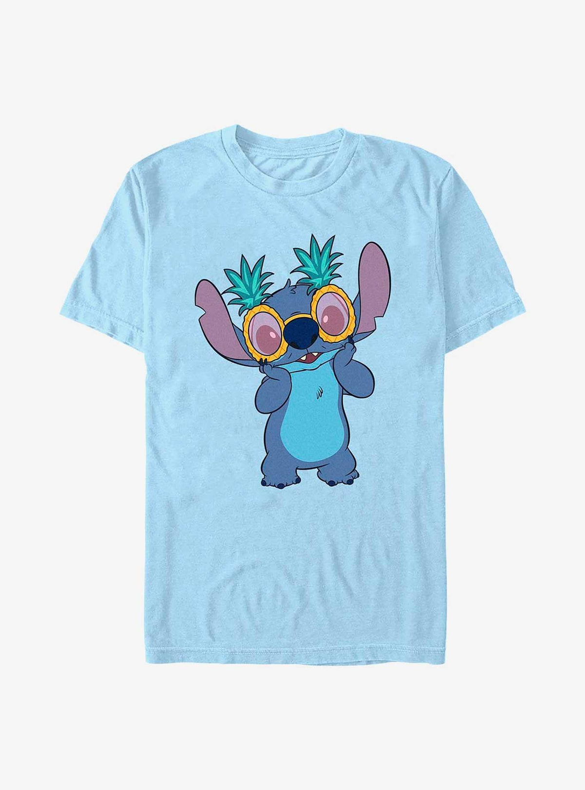 island alien duo cute blue alien Pineapple Glasses T-Shirt
