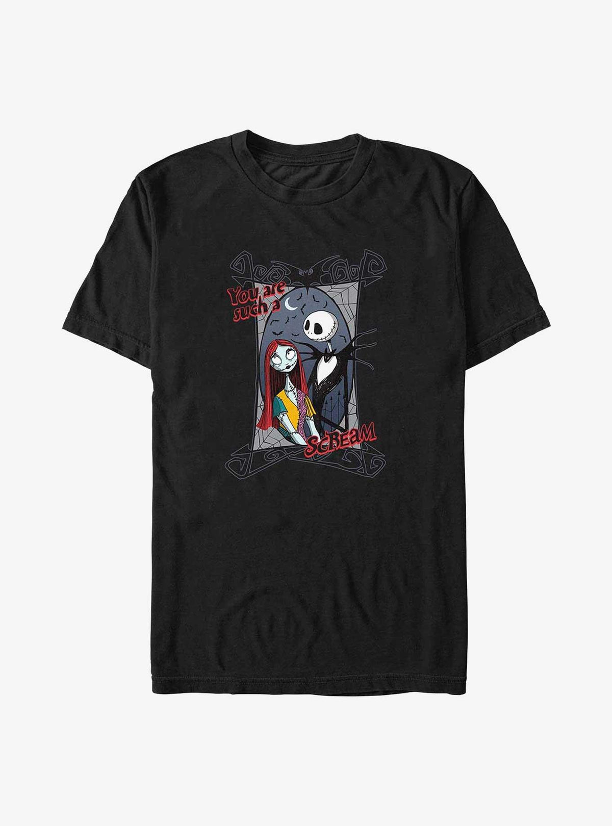 spooky holiday You Are Such A Scream Jack And Sally Big Tall T-Shirt