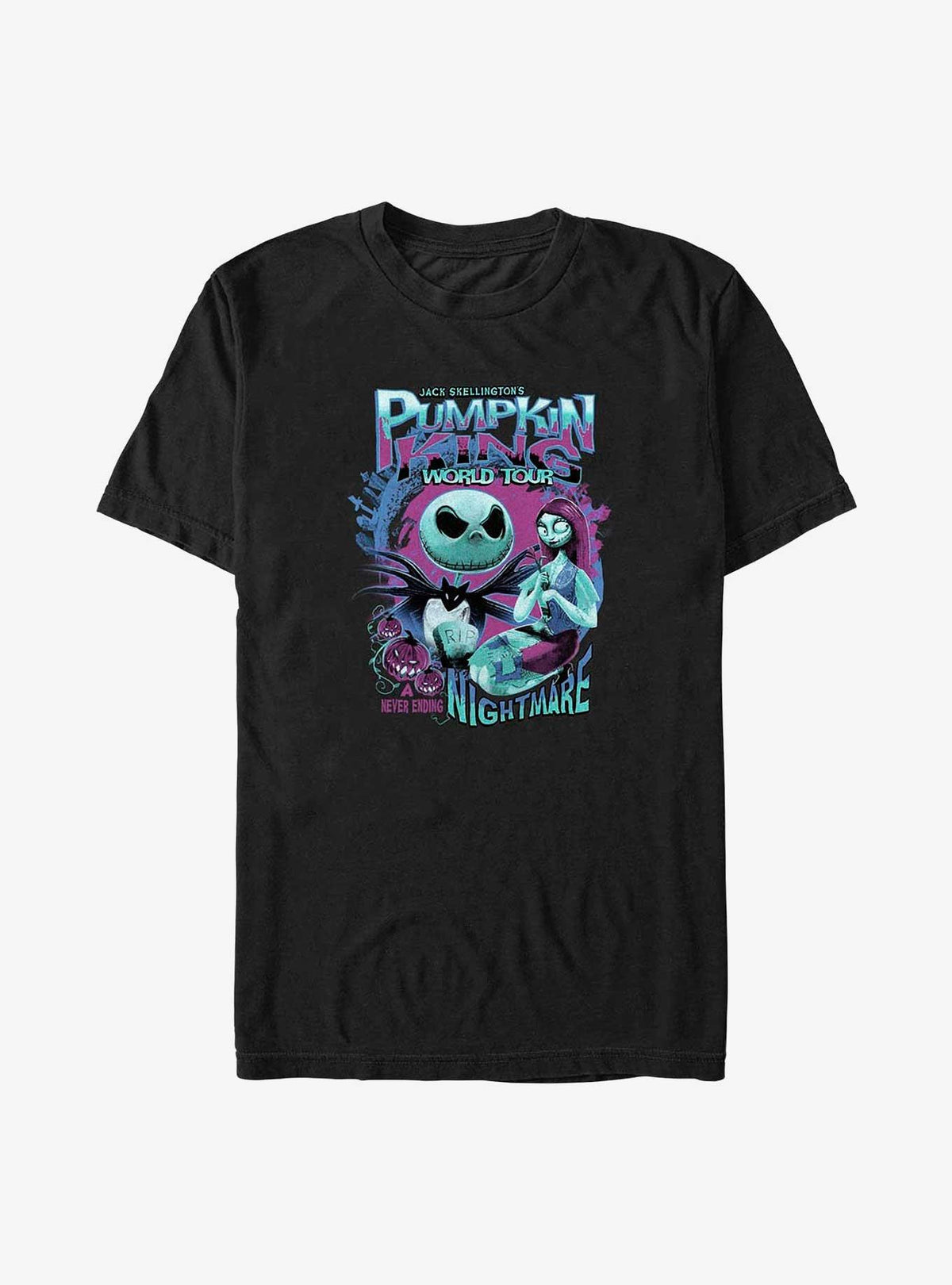 spooky holiday Pumpkin King World Tour Big Tall T-Shirt 3