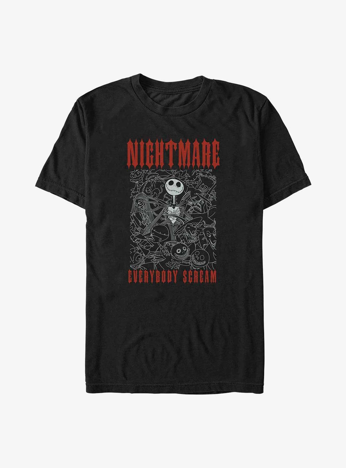 spooky holiday Jack Everybody Scream Big Tall T-Shirt