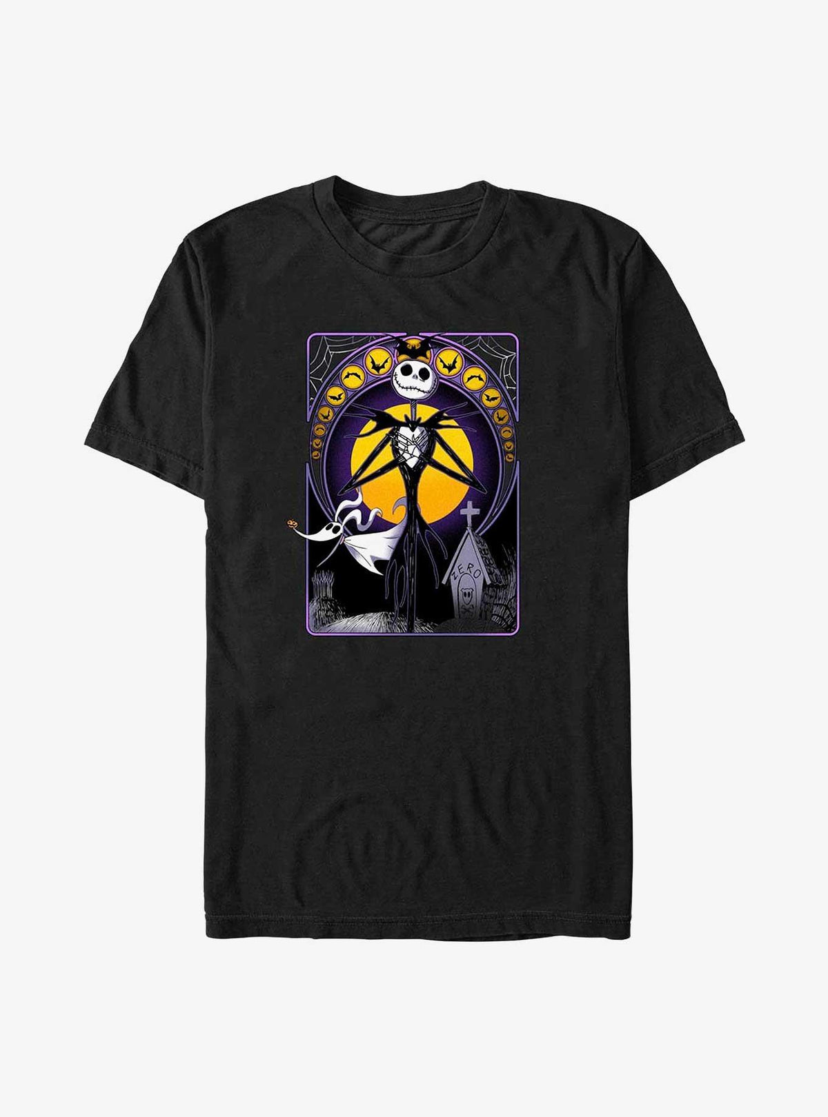 spooky holiday Jack Nightmare Nouveau Big Tall T-Shirt 2