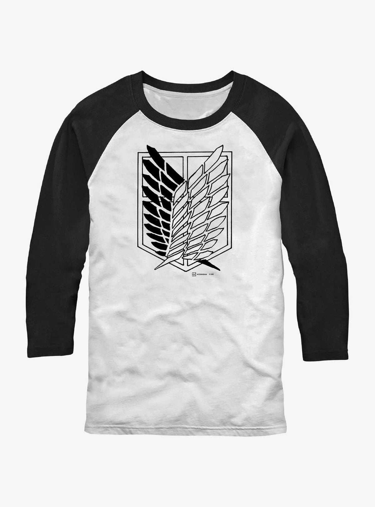 dark fantasy anime Scout Regiment Raglan T-Shirt