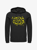 web hero Across the Spider-Verse Spider-Punk Friendly Neighborhood web hero Icon Hoodie