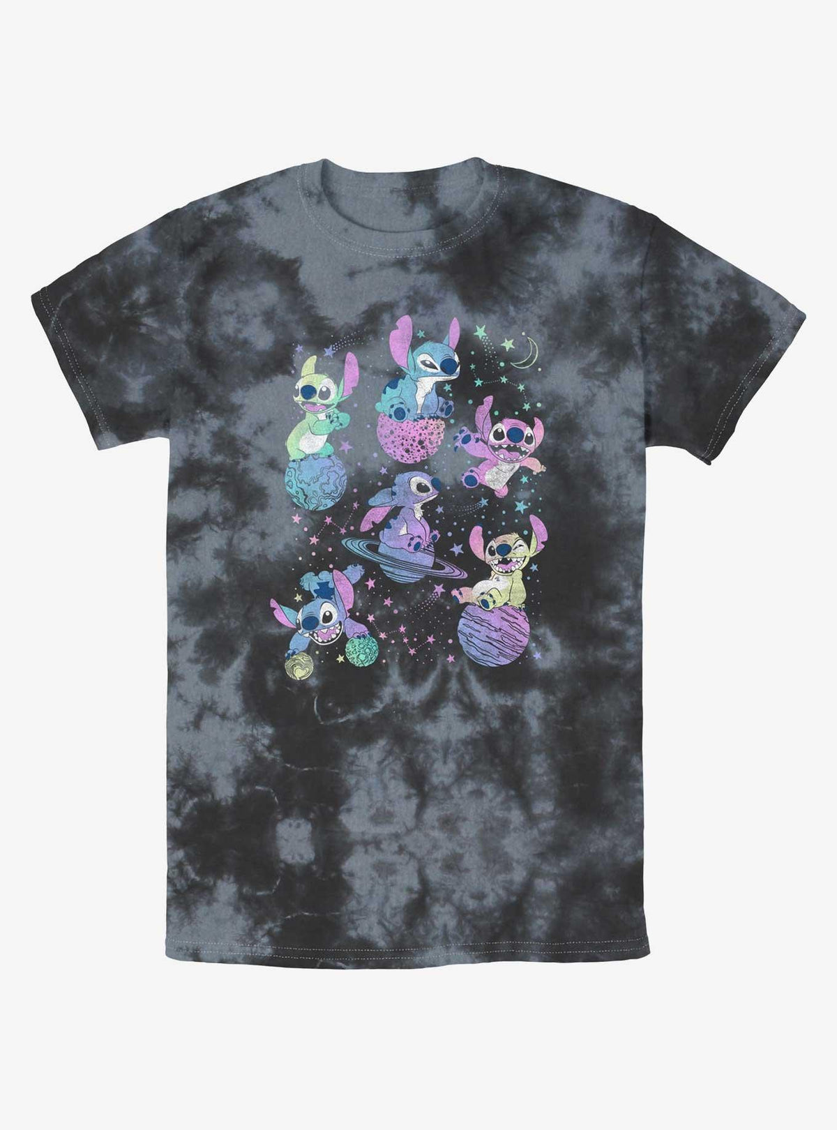 island alien duo Planetary cute blue alien Tie-Dye T-Shirt