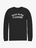 island alien duo Need More Coffee Long-Sleeve T-Shirt