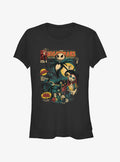 spooky holiday Comic Cover Girls T-Shirt