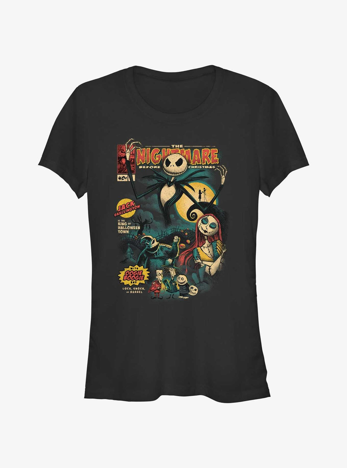spooky holiday Comic Cover Girls T-Shirt