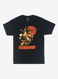 speedy hedgehog Shadow Sakura Boyfriend Fit Girls T-Shirt