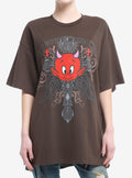 Hot Stuff Ornate Cross Girls Oversized T-Shirt 2