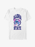 island alien duo Aloha State cute blue alien Surf T-Shirt