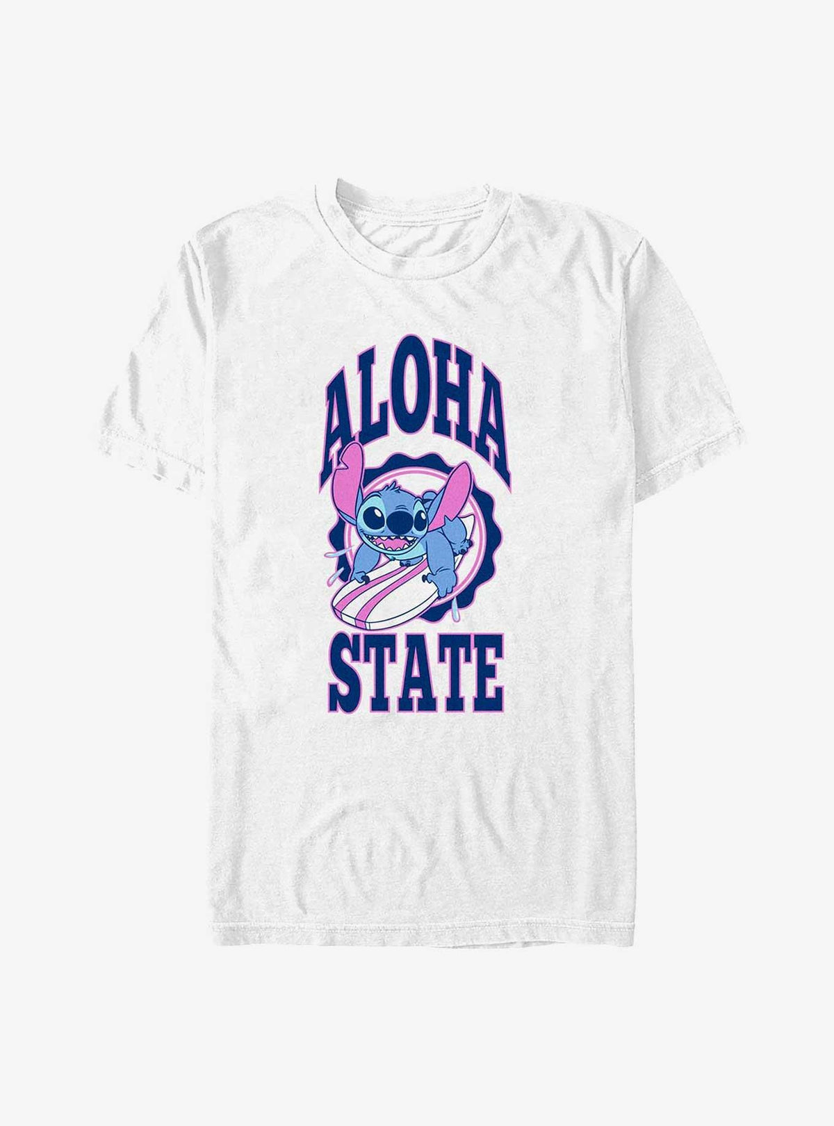 island alien duo Aloha State cute blue alien Surf T-Shirt