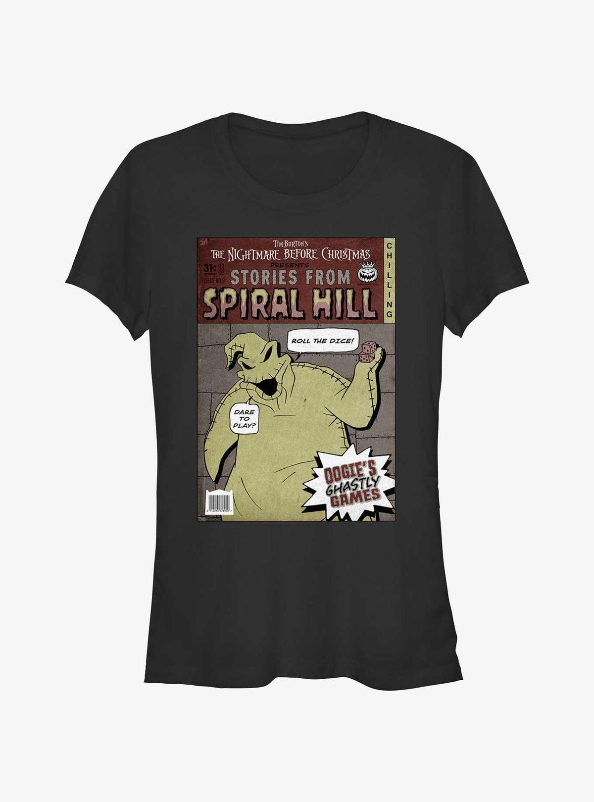 spooky holiday Stories From Spiral Hill Oogie Boogie Girls T-Shirt