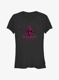 spooky holiday King Of Halloween Jack Skellington Girls T-Shirt