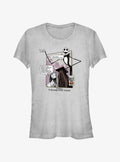 spooky holiday Jack Sally Look At Him The Pumpkin King Girls T-Shirt