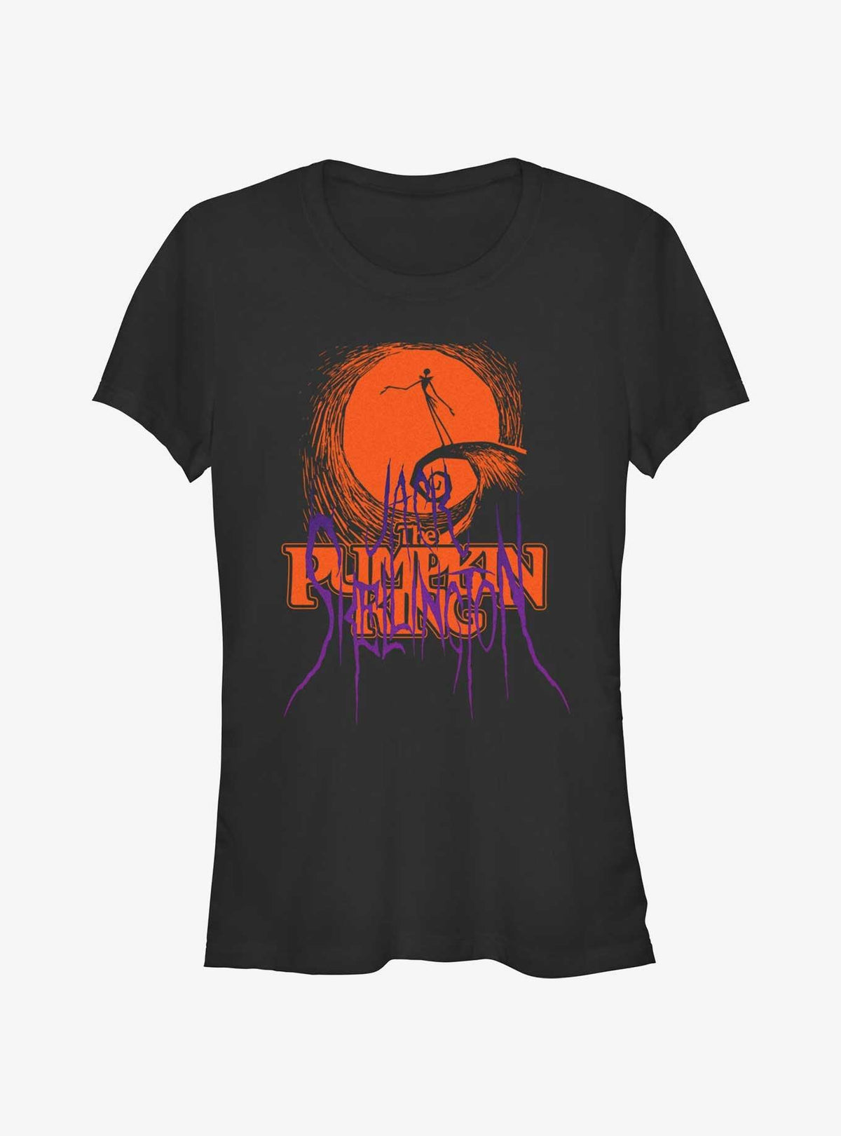 spooky holiday Jack Skellington The Pumpkin King Girls T-Shirt